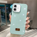 Custodia per telefono antiurto in TPU + PC con strass in resina e emblema in metallo., For iPhone 18 Pro / 17 Pro, For iPhone 18 Pro Max / 17 Pro Max, For iPhone 17, For iPhone Air