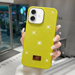 Custodia per telefono antiurto in TPU + PC con strass in resina e emblema in metallo., For iPhone 18 Pro / 17 Pro, For iPhone 18 Pro Max / 17 Pro Max, For iPhone 17, For iPhone Air