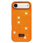 Custodia per telefono antiurto in TPU + PC con strass in resina e emblema in metallo., For iPhone 18 Pro / 17 Pro, For iPhone 18 Pro Max / 17 Pro Max, For iPhone 17, For iPhone Air