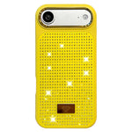Custodia per telefono antiurto in TPU + PC con strass in resina e emblema in metallo., For iPhone 18 Pro / 17 Pro, For iPhone 18 Pro Max / 17 Pro Max, For iPhone 17, For iPhone Air