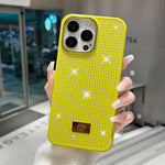 Custodia antiurto TPU e PC con strass per iPhone 15