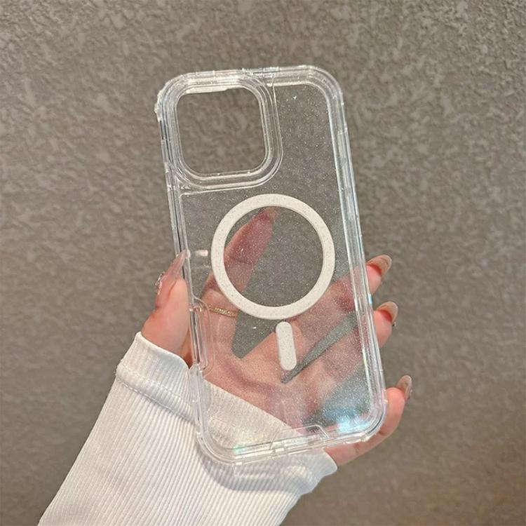 Custodia magnetica glitter 3 in 1 per iPhone 13 e 14