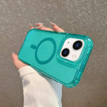 Custodia magnetica glitter 3 in 1 per iPhone 13 e 14