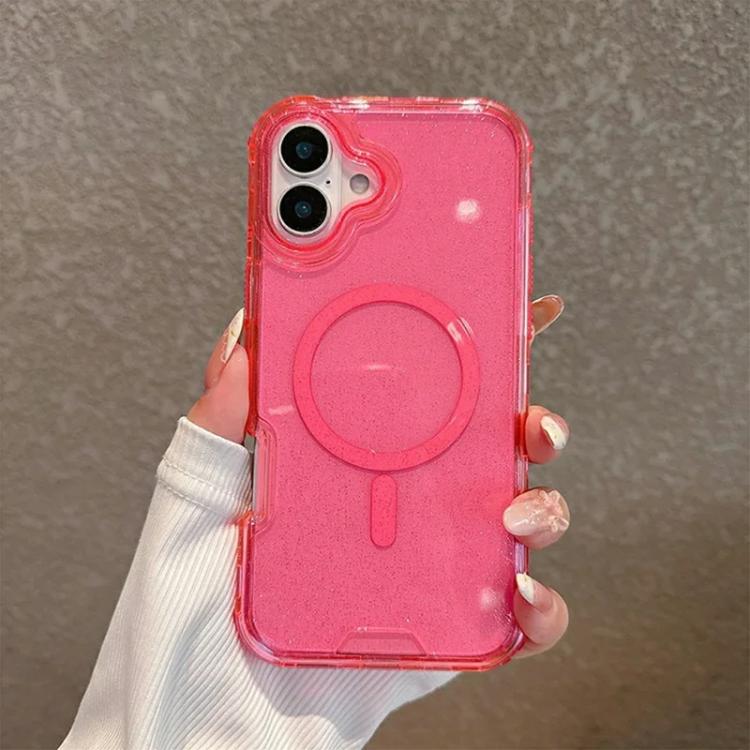 Custodia magnetica glitter 3 in 1 per iPhone 17 e Air