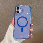 Custodia magnetica glitter 3 in 1 per iPhone 17 e Air
