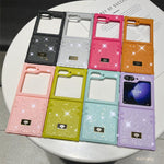 Custodia antiurto in TPU e PC con strass per Samsung Galaxy Z Flip7 5G, Flip6 e