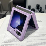 Custodia antiurto in TPU e PC con strass per Samsung Galaxy Z Flip7 5G, Flip6 e