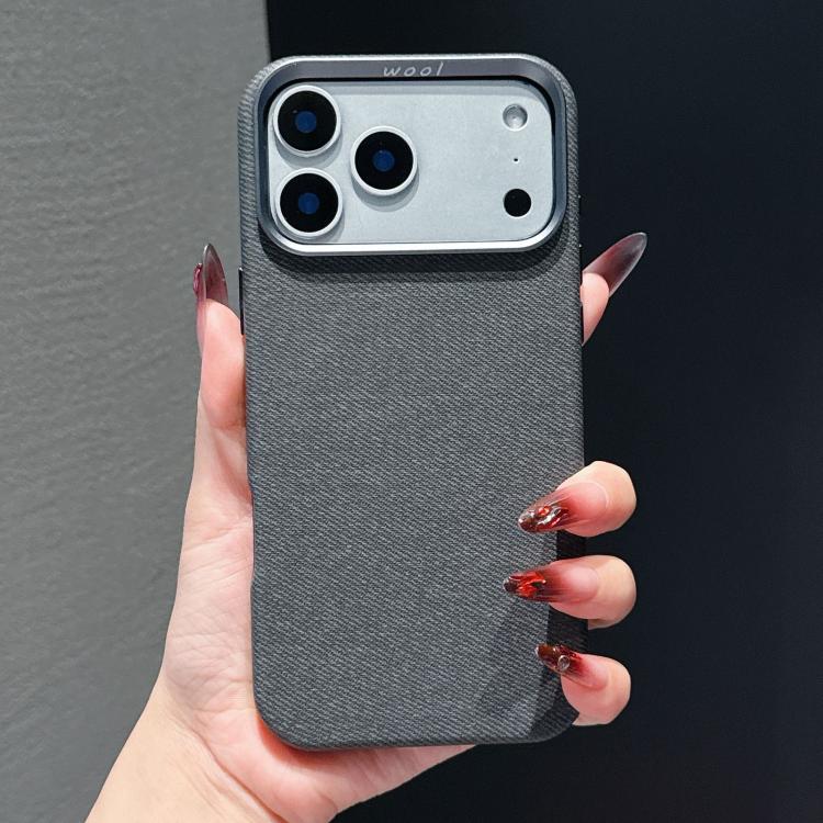 Custodia magnetica in tessuto per iPhone 17 Pro Max
