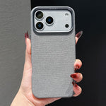 Custodia magnetica in tessuto per iPhone 17 Pro Max
