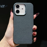 Custodia magnetica in tessuto per iPhone 17 Pro Max