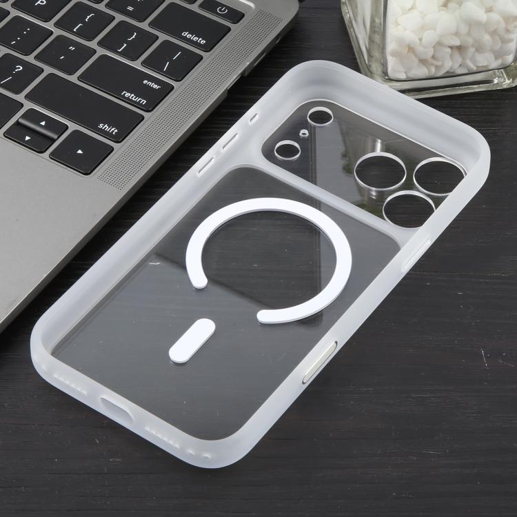 Custodia magnetica trasparente in policarbonato per iPhone 17 Pro