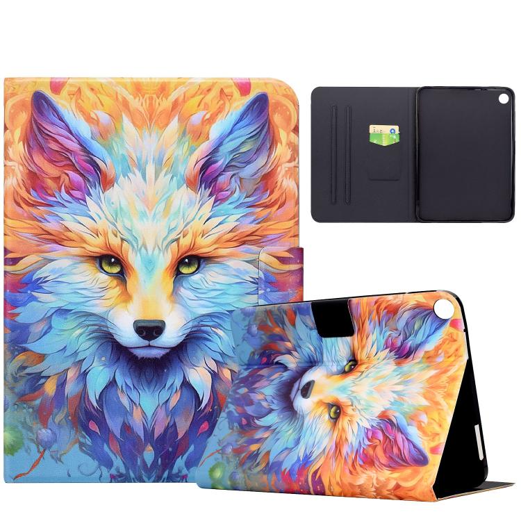 Custodia per tablet in ecopelle dipinta con filo da cucito per Samsung Galaxy