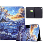Custodia per tablet in ecopelle dipinta con filo da cucito per Samsung Galaxy