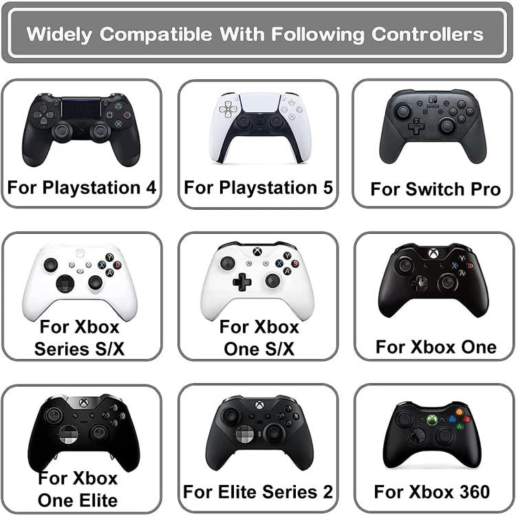 Anelli in silicone per joystick PS4 PS5 Xbox Switch 6 pezzi