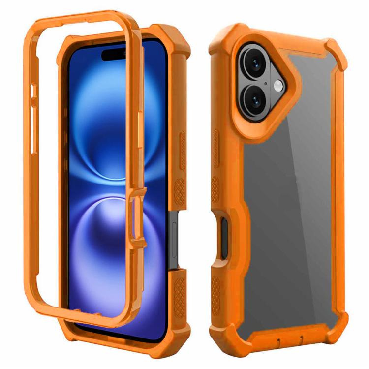 Custodia antiurto in TPU e PC per iPhone 16 Plus