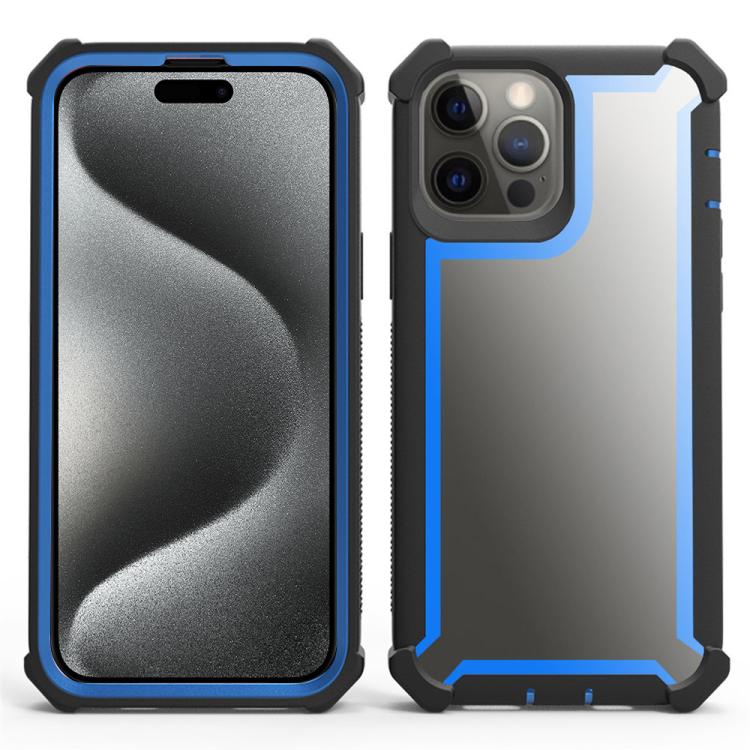 Custodia antiurto TPU e PC per iPhone 15 Pro e 15 Plus