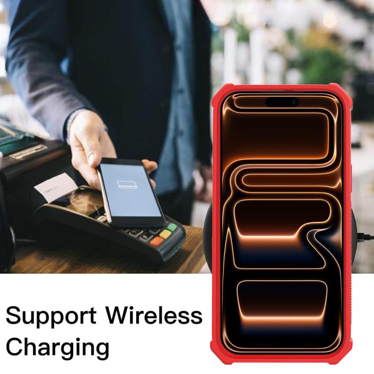 Custodia antiurto in TPU e PC per iPhone 16 Plus