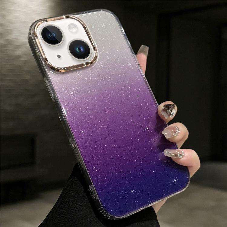 Custodia antiurto con glitter sfumati per iPhone 14 Plus
