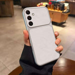 Custodia TPU effetto pelle con ampia finestra per Galaxy S26 FE 5G e modelli