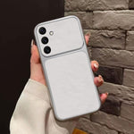 Custodia TPU effetto pelle con ampia finestra per Galaxy S26 FE 5G e modelli