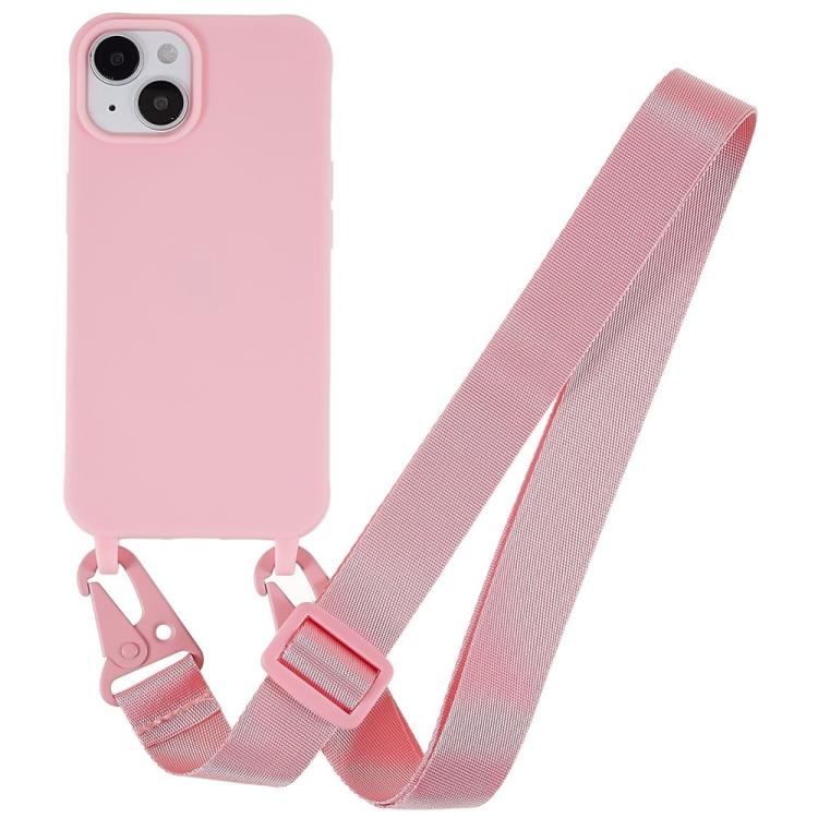 Custodia TPU opaca con cordino per iPhone 15 Pro