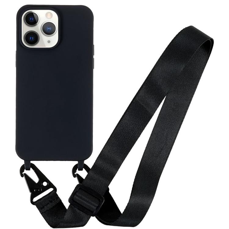 Custodia TPU opaca con cordino per iPhone 11 Pro