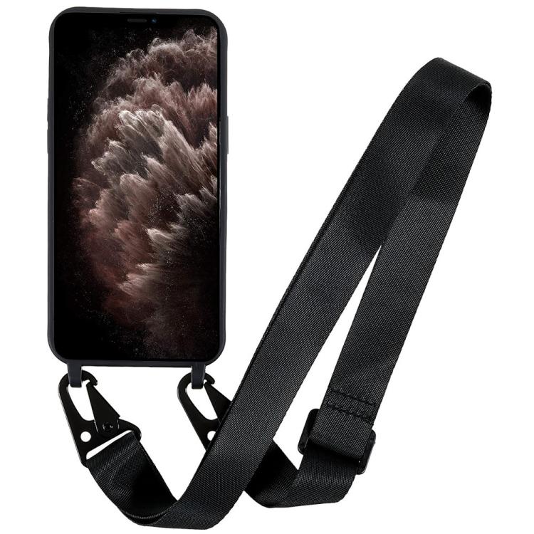 Custodia TPU opaca con cordino per iPhone 11 Pro