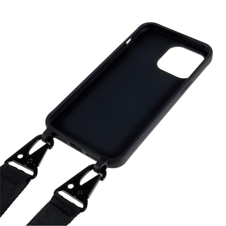 Custodia TPU opaca con cordino per iPhone 11 Pro