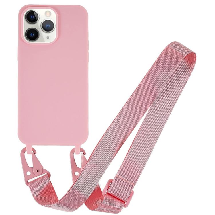 Custodia TPU opaca con cordino per iPhone 11 Pro