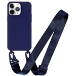 Custodia TPU opaca con cordino per iPhone 11 Pro