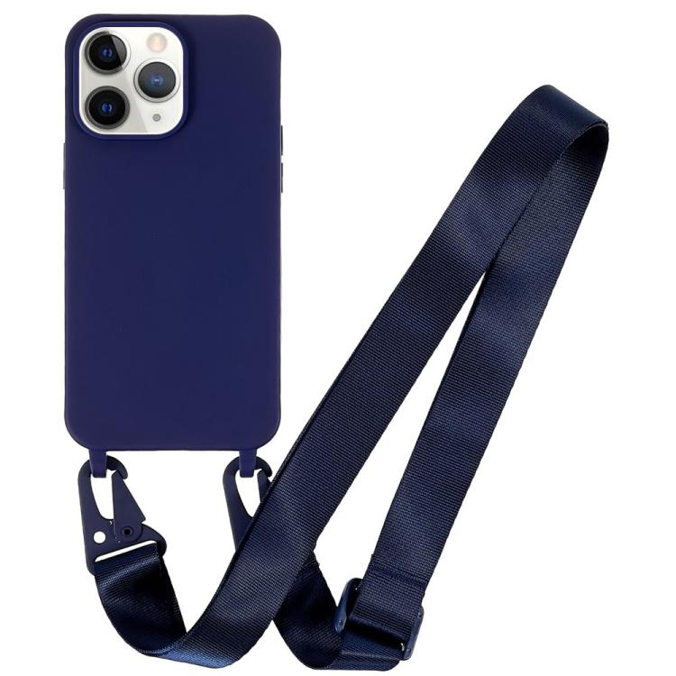 Custodia TPU opaca con cordino per iPhone 11 Pro