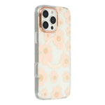Custodia magnetica TPU e PC con motivo floreale per iPhone