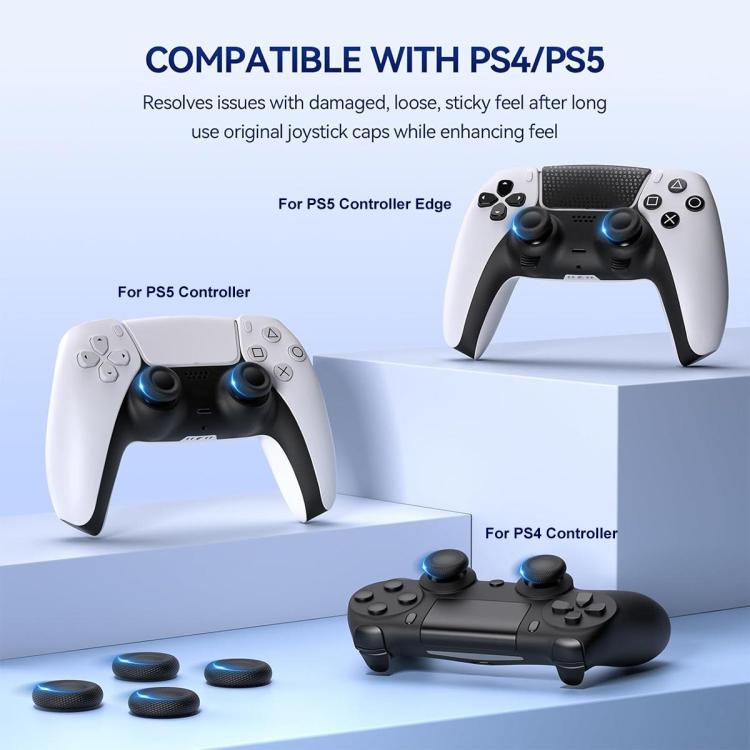 Cappucci di ricambio per levetta joystick PS5 PS4 10 pezzi
