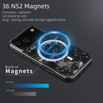 Custodia magnetica TPU e fibra di carbonio per iPhone 11