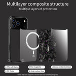Custodia magnetica TPU e fibra di carbonio per iPhone 11