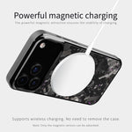 Custodia magnetica TPU e fibra di carbonio per iPhone 11