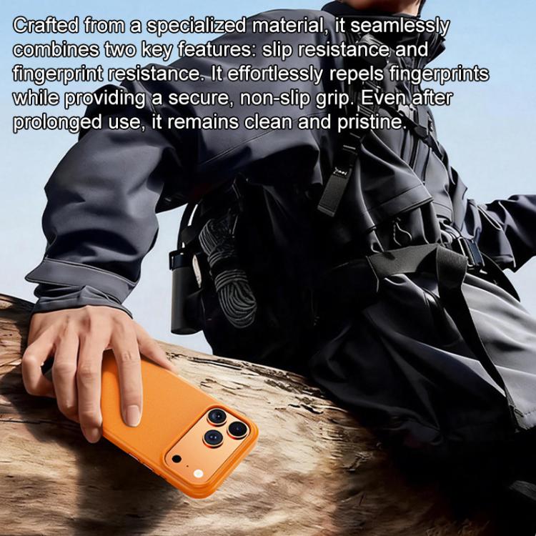 Custodia magnetica in silicone per iPhone 17 Pro Max