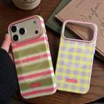 Custodia magnetica iPhone 17 Pro Max motivo pastelli a cera