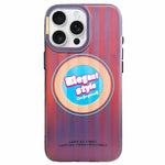 Custodia magnetica per iPhone 15 Pro Max Aurora Stripe