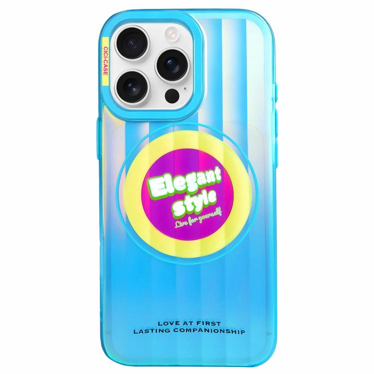 Custodia magnetica per iPhone 15 Pro Max Aurora Stripe