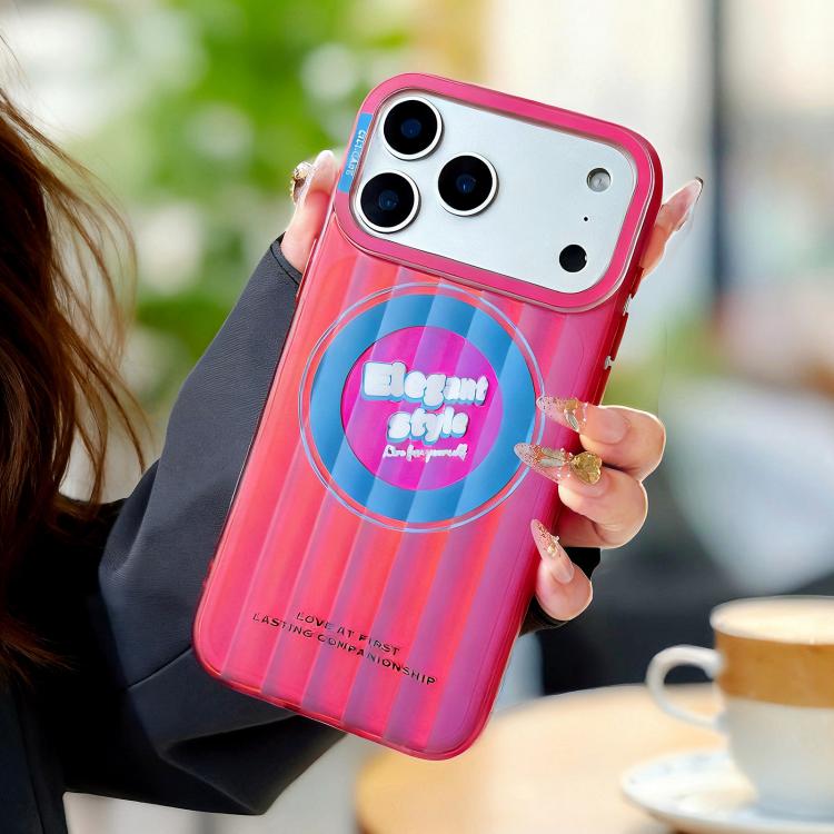 Custodia magnetica iPhone 17 Pro Max Aurora Stripe