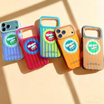 Custodia magnetica per iPhone 15 Pro Max Aurora Stripe