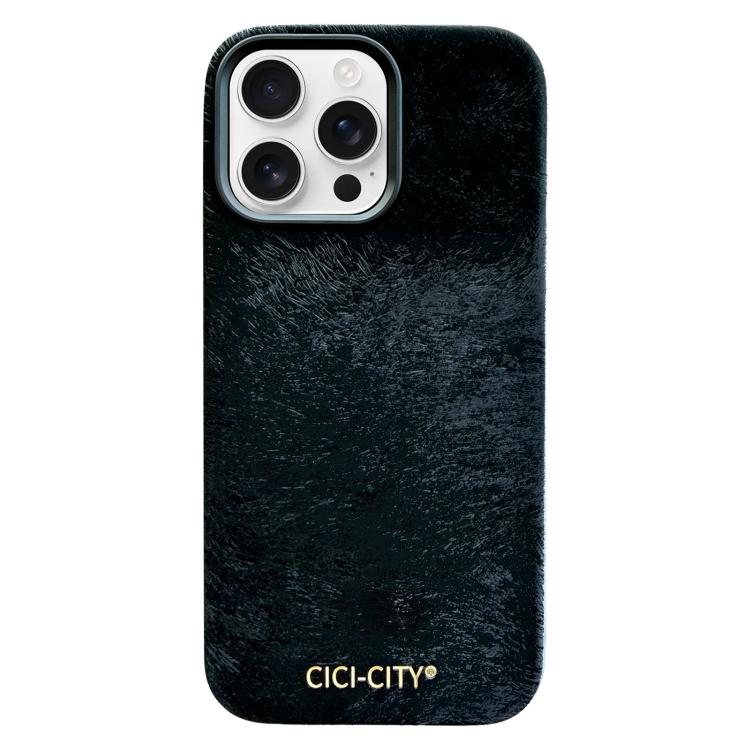 Custodia in velluto con chiusura magnetica per iPhone 15 Pro Max