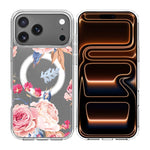 Custodia per telefono antiurto magnetica in TPU + PC con stampa a motivi., For iPhone 18 Pro Max / 17 Pro Max