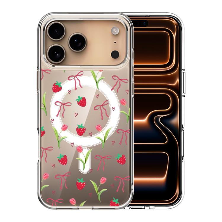 Custodia per telefono antiurto magnetica in TPU + PC con stampa a motivi., For iPhone 18 Pro Max / 17 Pro Max