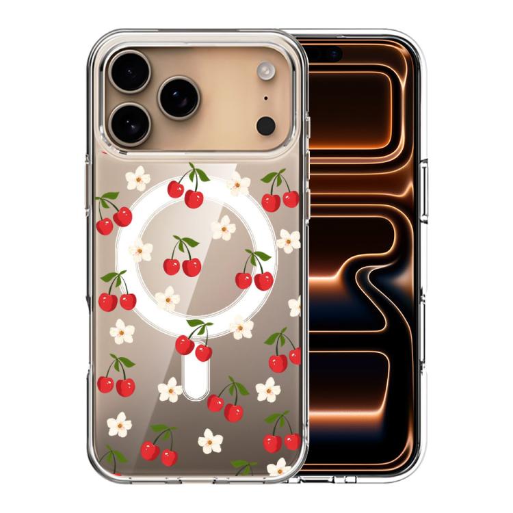 Custodia per telefono antiurto magnetica in TPU + PC con stampa a motivi., For iPhone 18 Pro Max / 17 Pro Max
