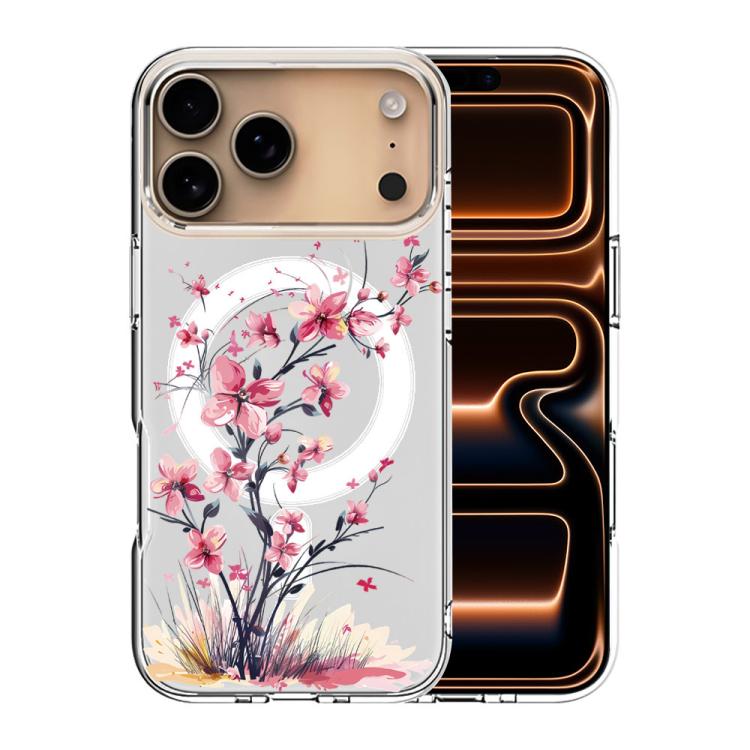 Custodia per telefono antiurto magnetica in TPU + PC con stampa a motivi., For iPhone 18 Pro Max / 17 Pro Max