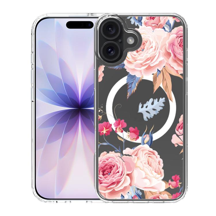 Custodia per telefono antiurto magnetica in TPU + PC con stampa a motivi., For iPhone 17