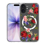 Custodia per telefono antiurto magnetica in TPU + PC con stampa a motivi., For iPhone 17