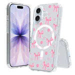 Custodia per telefono antiurto magnetica in TPU + PC con stampa a motivi., For iPhone 17